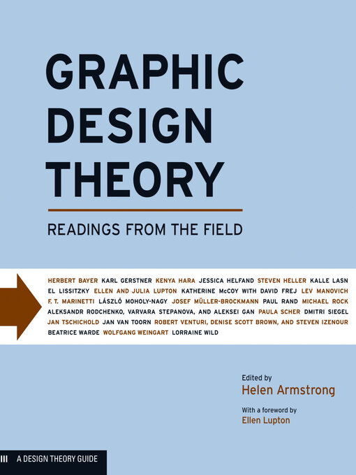 Title details for Graphic Design Theory by Helen Armstrong - Available